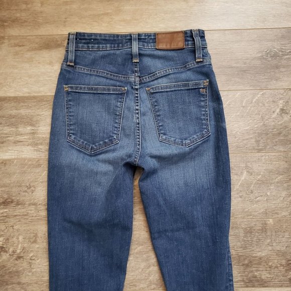 Madewell Jeans Women’s Curvy High Rise Skinny Blue 25 - Picture 5 of 11